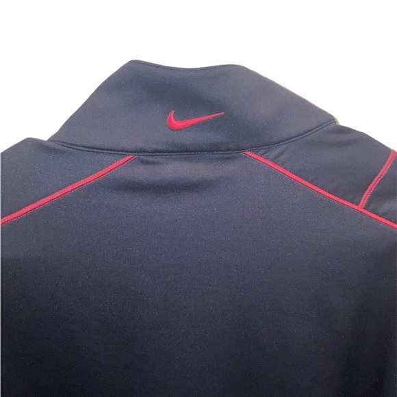 Nike Golf Dri-Fit 1/2 Zip Cover Up Black/Varsity Red Men’s Size XL - Picture 3 of 5